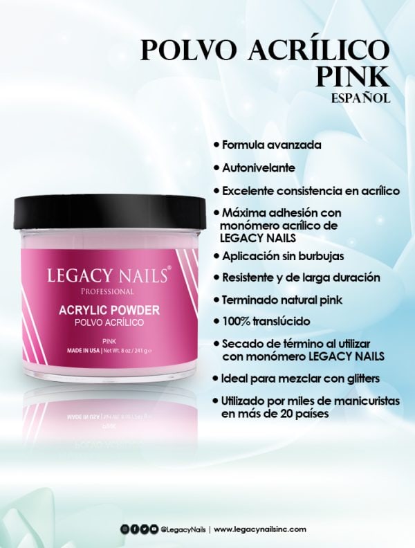 PINK ACRYLIC POWDER - Image 3
