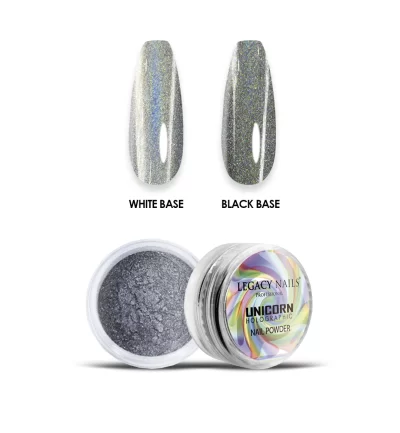 Unicorn Holographic Nail Powder for dazzling nails