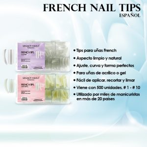FRENCH NAIL TIPS NATURAL