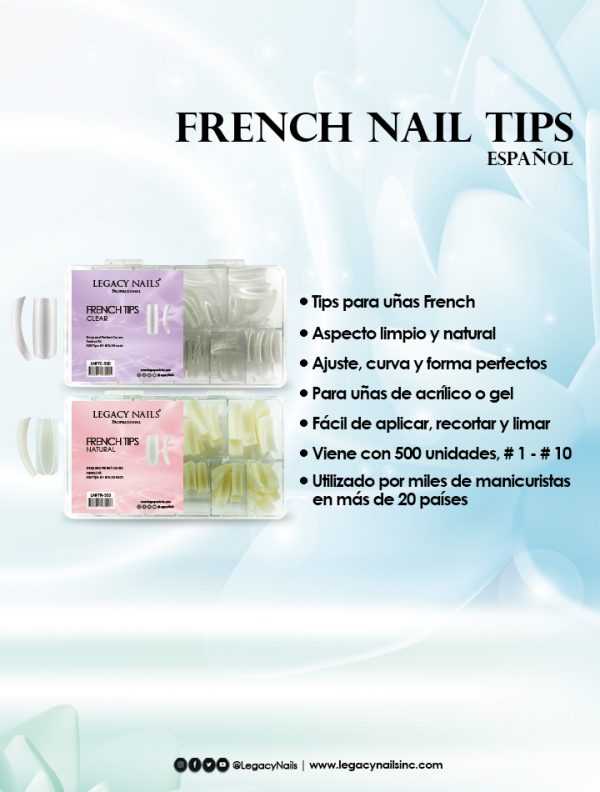 french nail tips esp