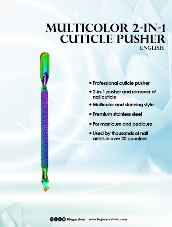 MULTICOLOR 2-IN-1 CUTICLE PUSHER - Image 3