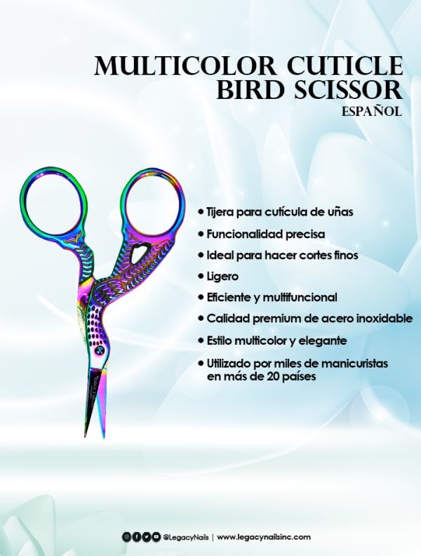 MULTICOLOR CUTICLE BIRD SCISSOR - Image 4