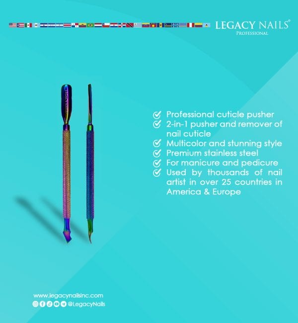 MULTICOLOR 2-IN-1 CUTICLE PUSHER - Image 2