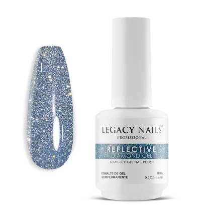 Reflective Diamond Gel Nail Polish - Highly Pigmented - Ibiza