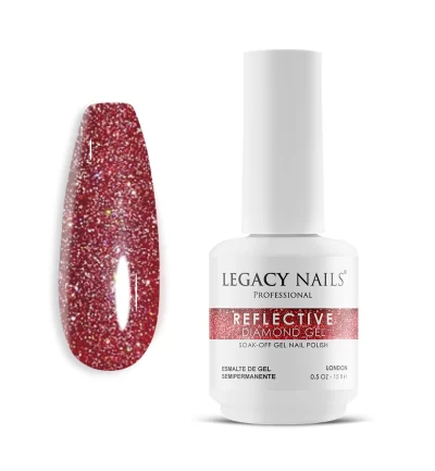 Reflective Diamond Gel Nail Polish - Highly Pigmented - London