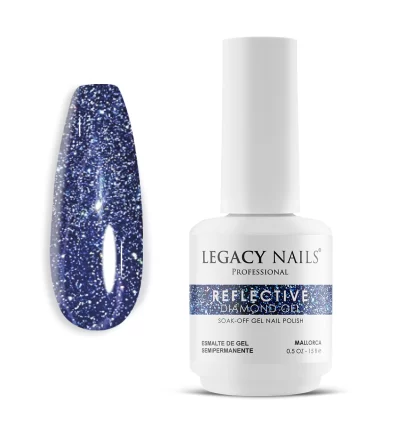 Reflective Diamond Gel Nail Polish - Highly Pigmented - Mallorca