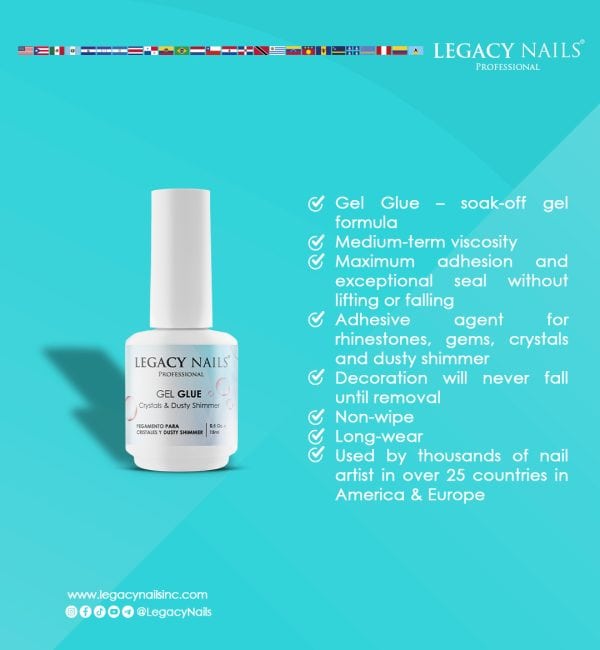 GEL GLUE - CRYSTALS & DUSTY SHIMMER - Image 2