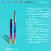 MULTICOLOR KOLINSKY NAIL BRUSH #10 - Image 2