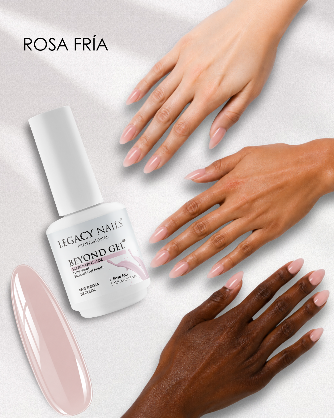 BEYOND GEL Nail Polish – Silken Rosa Fria 2 BEYOND GEL Nail Polish – Silken Rosa Fria - Image 2