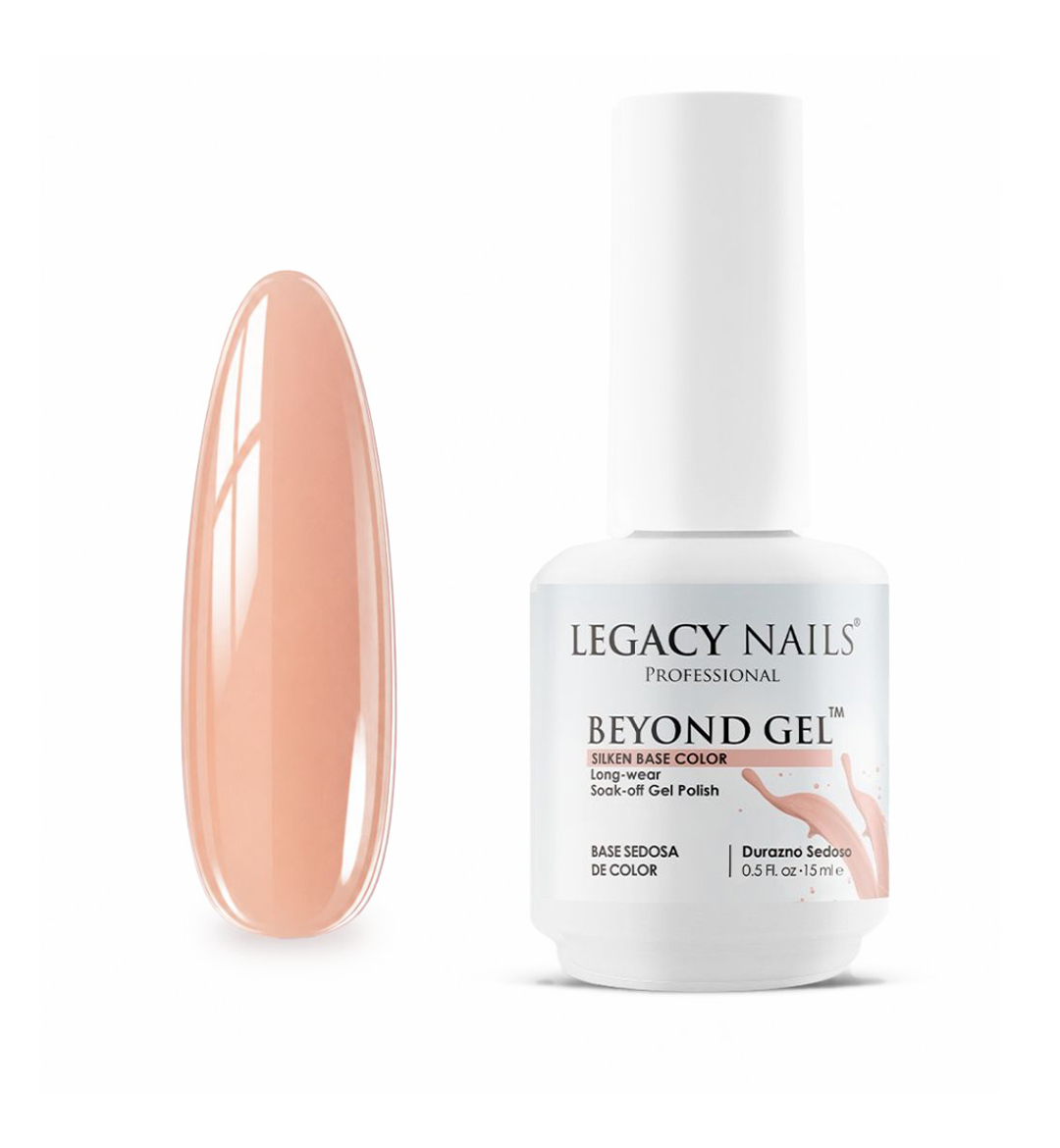 BEYOND GEL Nail Polish – Silken Durazno Sedoso 1 BEYOND GEL soak-off gel nail polish