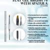 FLAT GEL BRUSH #4 WITH SPATULA - Image 3