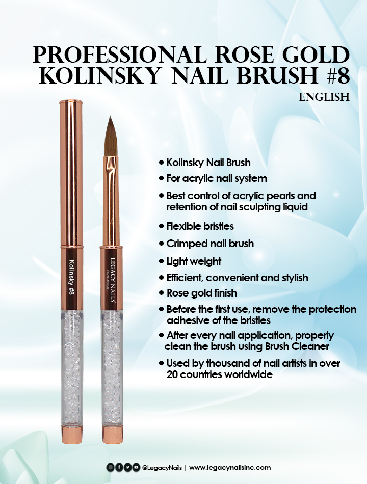 Clearly Kolinsky Acrylic Brush #12