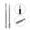 PROFESSIONAL SILVER 2 IN 1 CUTICLE PUSHER