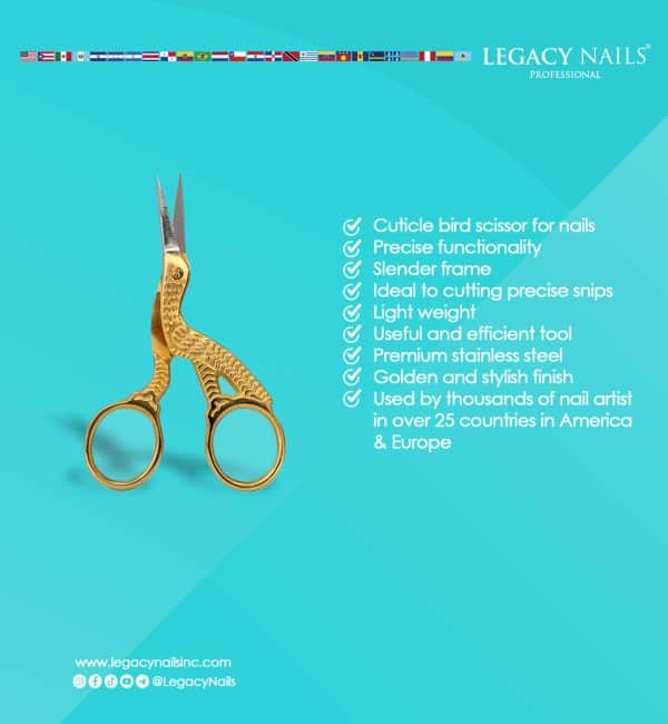 PROFESSIONAL GOLDEN CUTICLE SCISSOR - Image 2
