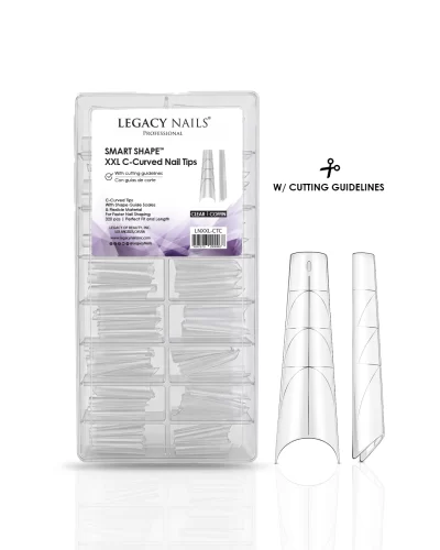 XXL C Curved Nail Tips