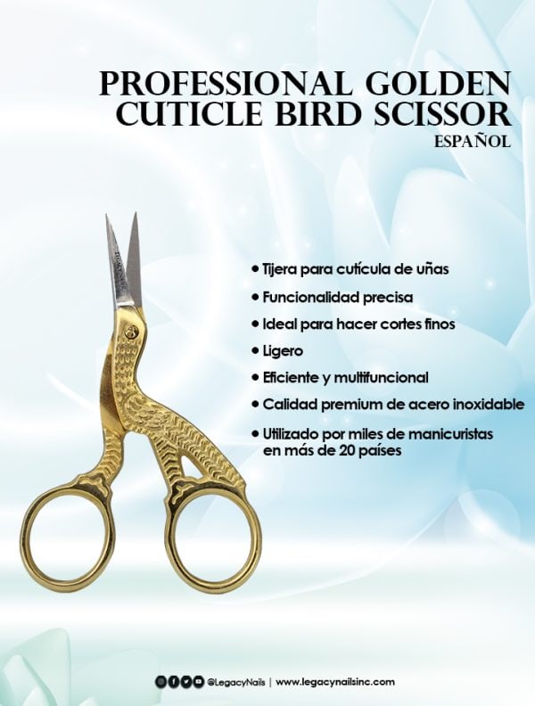 PROFESSIONAL GOLDEN CUTICLE SCISSOR - Image 4