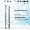 PROFESSIONAL SILVER 2 IN 1 CUTICLE PUSHER - Image 4