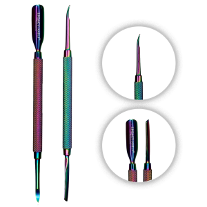 MULTICOLOR DUAL CUTICLE PUSHER & REMOVER