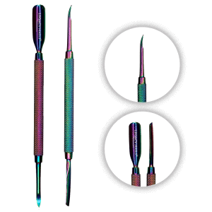 MULTICOLOR DUAL CUTICLE PUSHER & REMOVER