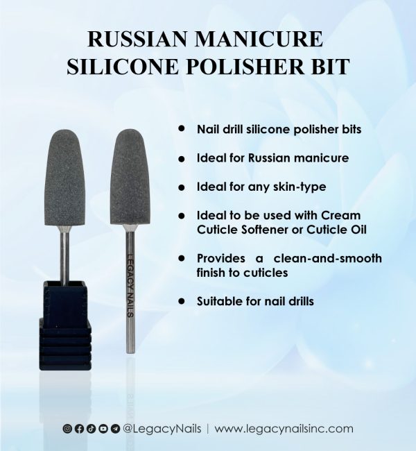 SILICONE POLISHER BIT FOR RUSSIAN MANICURE - Image 3