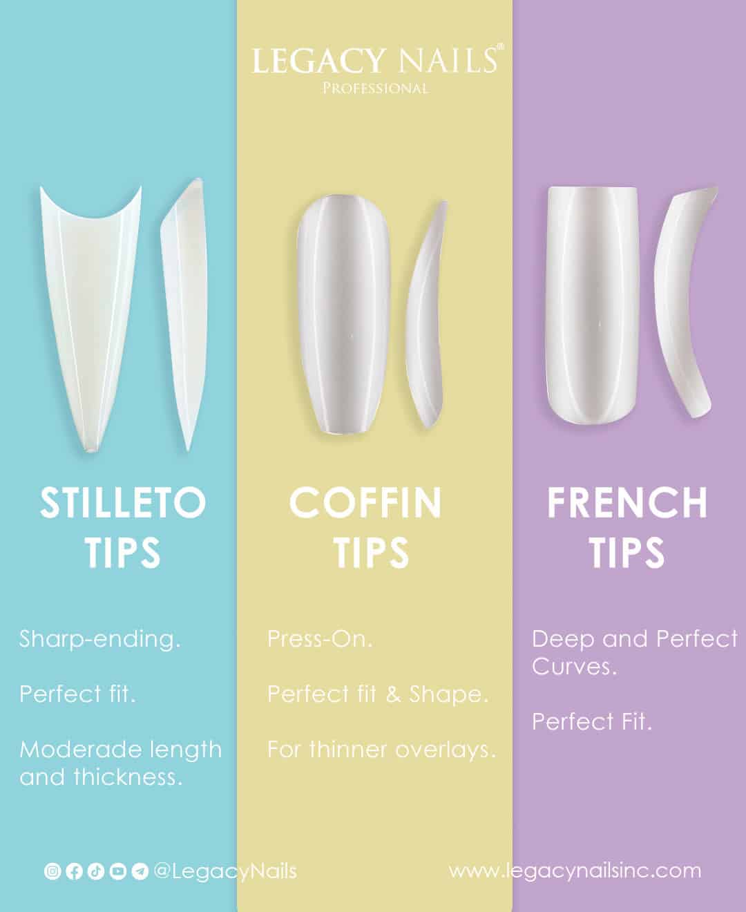 Stiletto, coffin, and French tips: Which one is best for you?