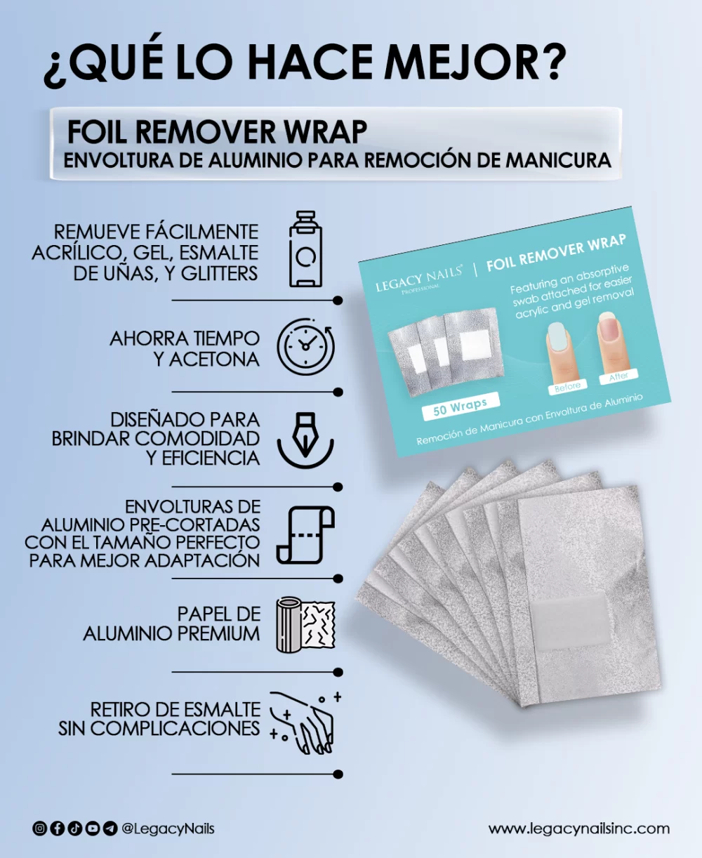 Foil Remover Wrap for Nails