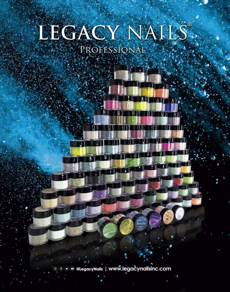 Innovación y Desarrollo de Productos por LEGACY NAILS 11 48 polvos coleccionw