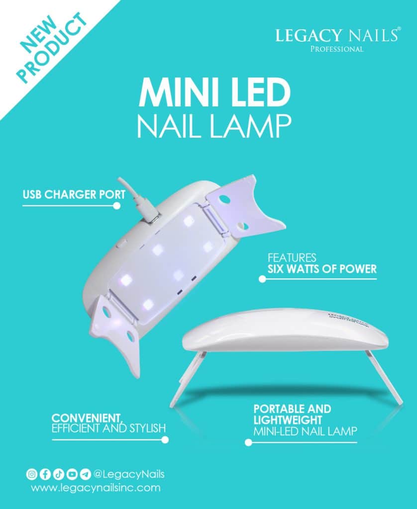 The ultimare portable solution for flawless gel nails! 4 Mini Led Nail LamP 1
