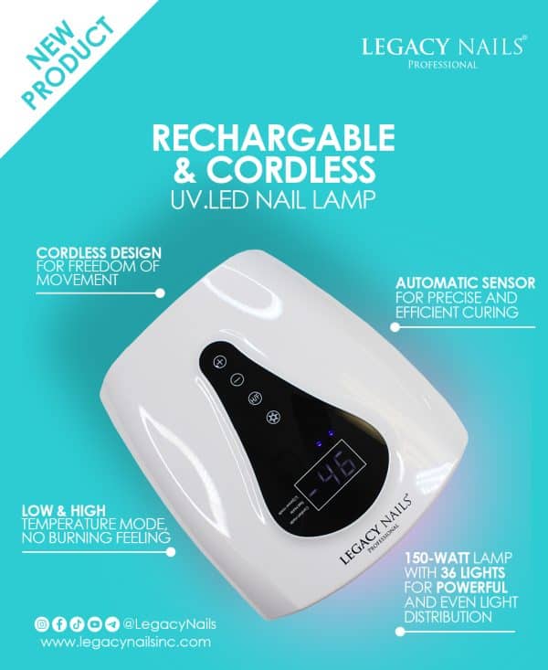 RECHARGEABLE & CORDLESS LED NAIL LAMP - Image 4