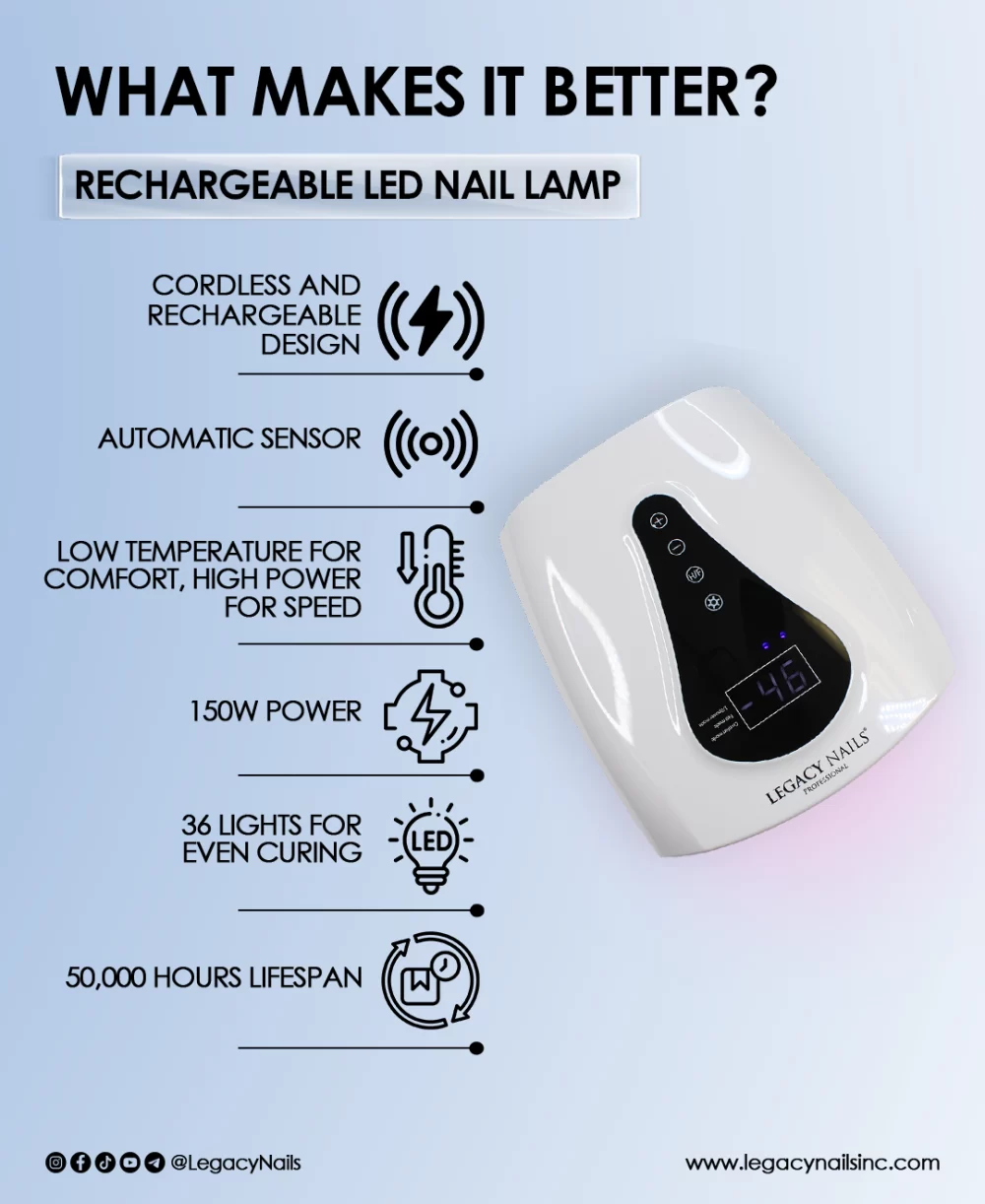 rechargeable led nail lamp