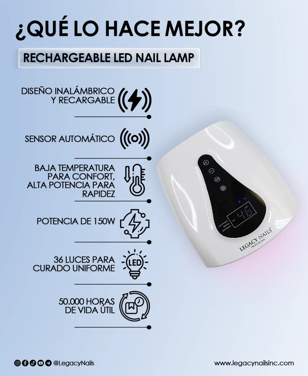 rechargeable led nail lamp