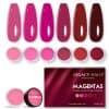 MAGENTAS COLORED ACRYLIC NAIL POWDER COLLECTION