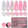 OMBRE COLORED ACRYLIC NAIL POWDER COLLECTION