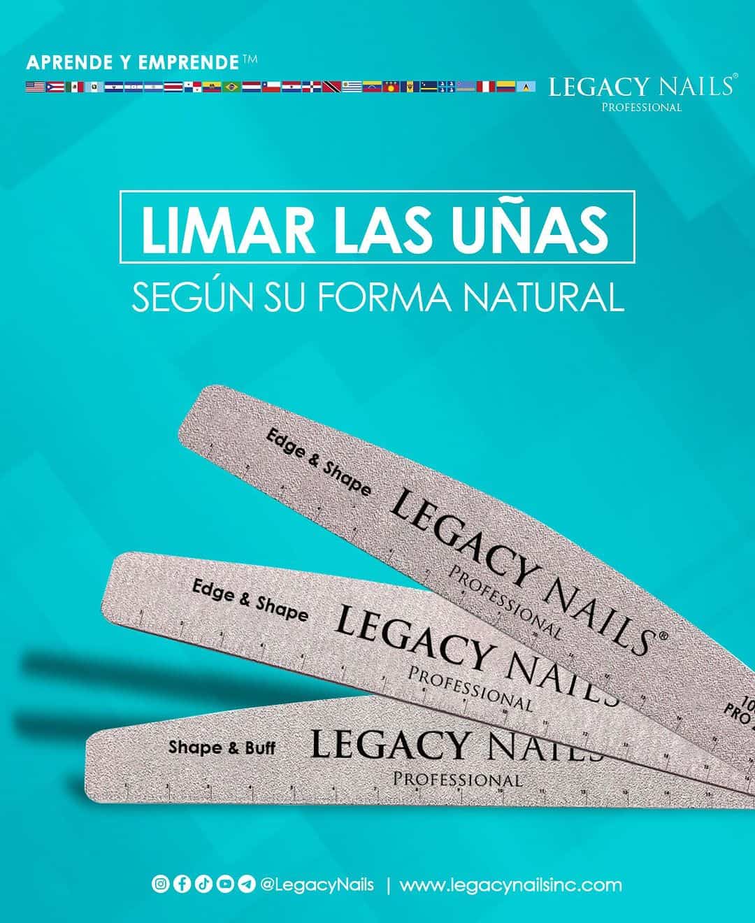 Descubre la Técnica Perfecta para Limar tus Uñas con LEGACY NAILS