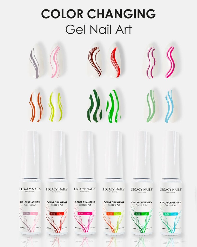 Explorando la Magia de los Delineadores de Gel que Cambian de Color de LEGACY NAILS 4 AG DISTRIBUIDOR 1 6.2 CC