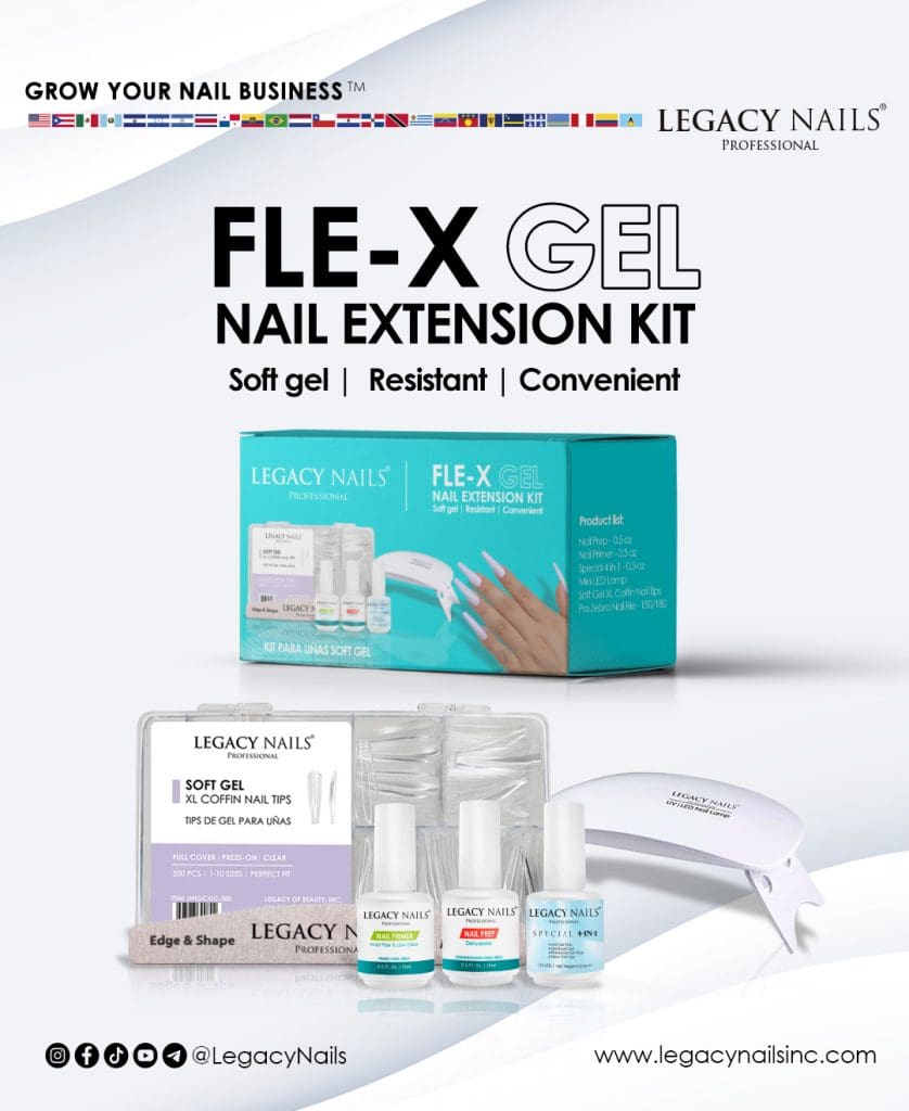Descubre la Magia de las Uñas Perfectas en Casa: Fle-X Gel - Kit de Uñas Soft Gel 4 FLE X GEL 05 Ing 2