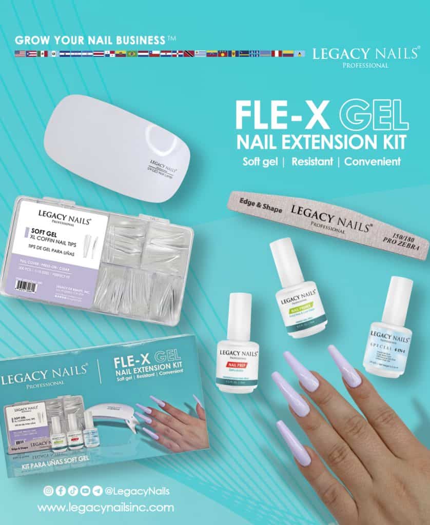 Descubre la Magia de las Uñas Perfectas en Casa: Fle-X Gel - Kit de Uñas Soft Gel 3 FLE X GEL 07 1