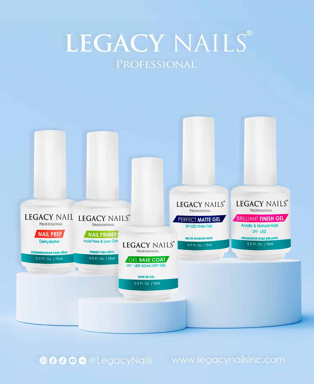 El Secreto de unas Uñas Impecables: Preparadores de LEGACY NAILS