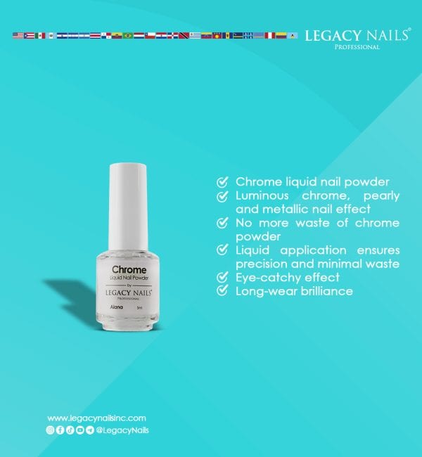 CHROME LIQUID NAIL POWDER - Image 2