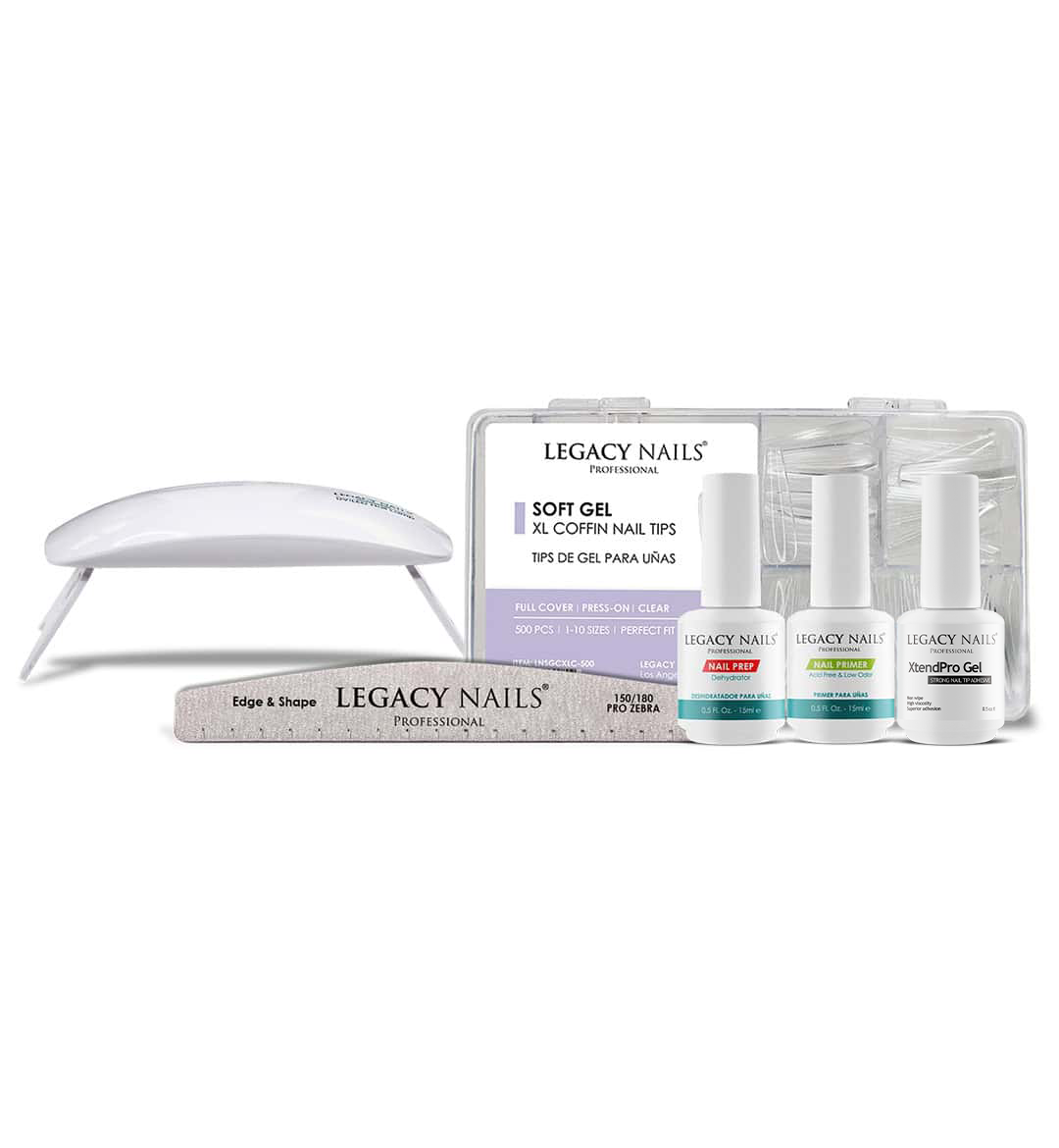 FLE-X GEL–SOFT GEL NAIL EXTENSION KIT 1 Fle-x gel nail kit
