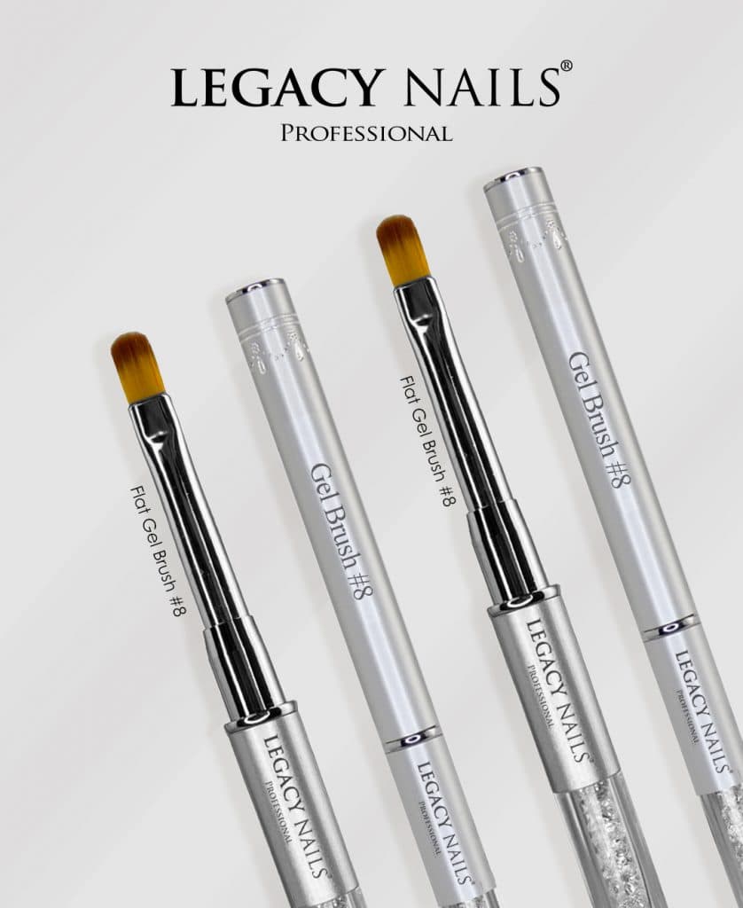 Secrets to Cleaning Your Gel Brushes: Masterful Techniques with LEGACY NAILS 5 GEL BRUSH 8