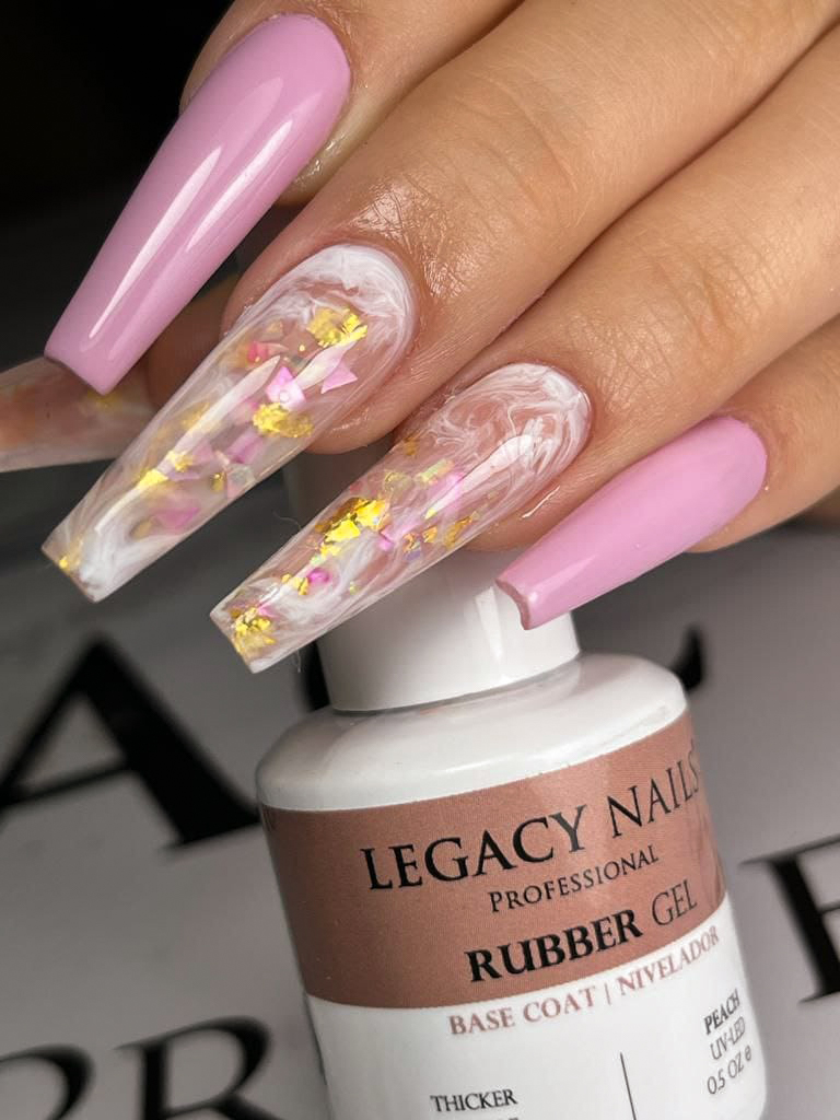 Presion Nails con Rubber gel