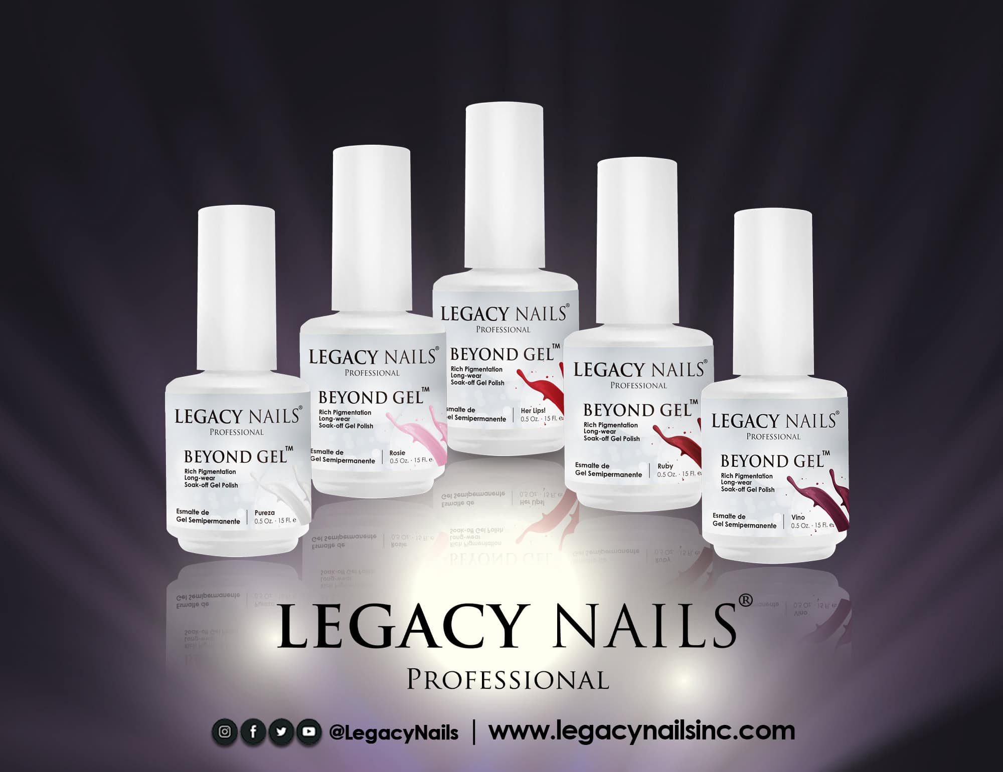 Preparación de Uñas Naturales para Beyond Gel de LEGACY