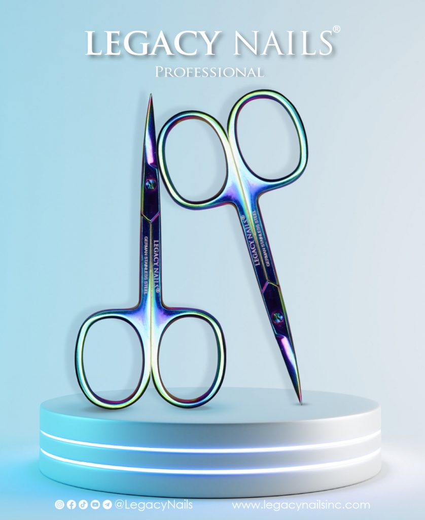 MULTICOLOR – PROFESSIONAL CURVED TIP CUTICLE SCISSORS