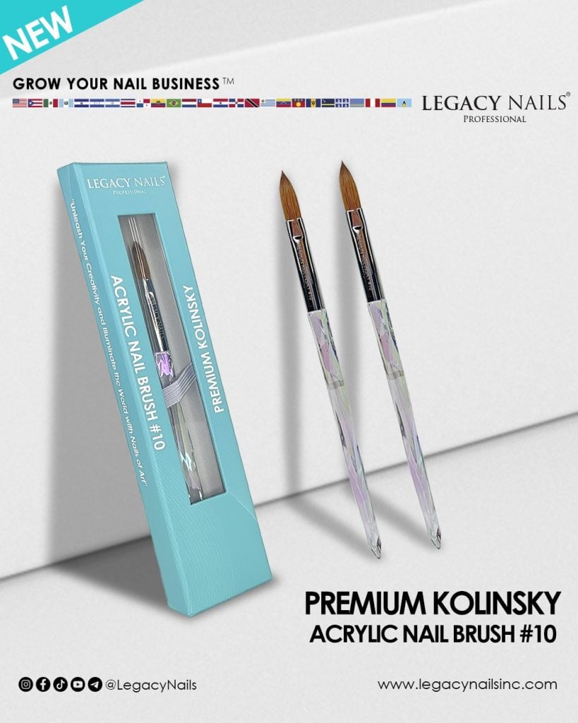 The Guide to Cleaning Your New Premium Kolinsky Nail Brush 3 Conquer the art of acrylic nails with style thanks to our New Premium nt experience. . For the acr