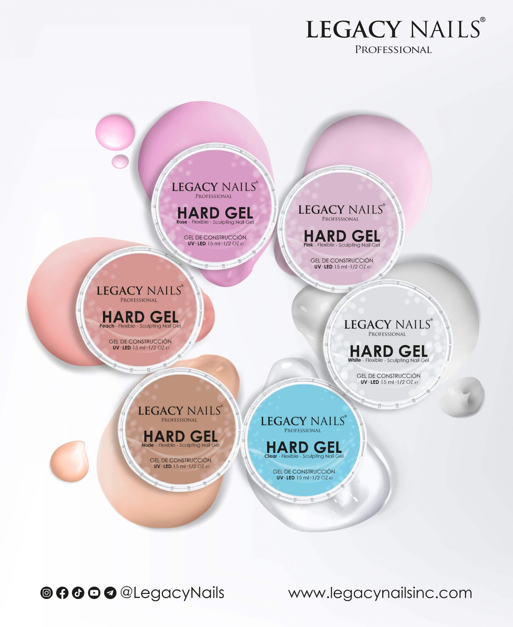 Cómo Lograr unas Uñas Perfectas con el Hard Gel de Legacy Nails