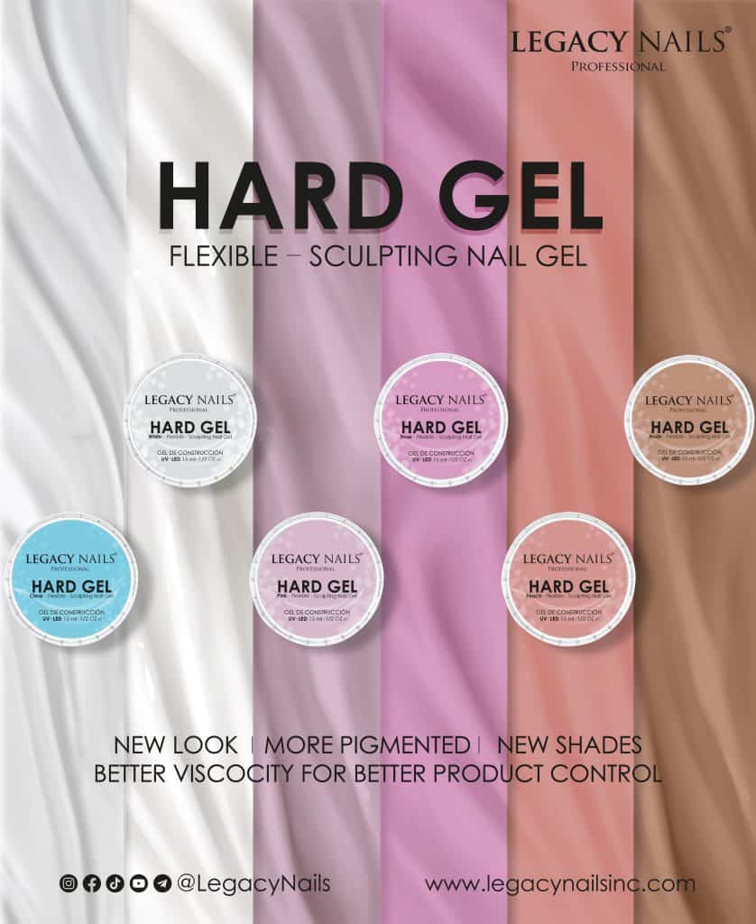 Achieving Perfect Nails with Legacy Nails' Hard Gel 4 NUEVA PRESENTACION HARD GEL 2