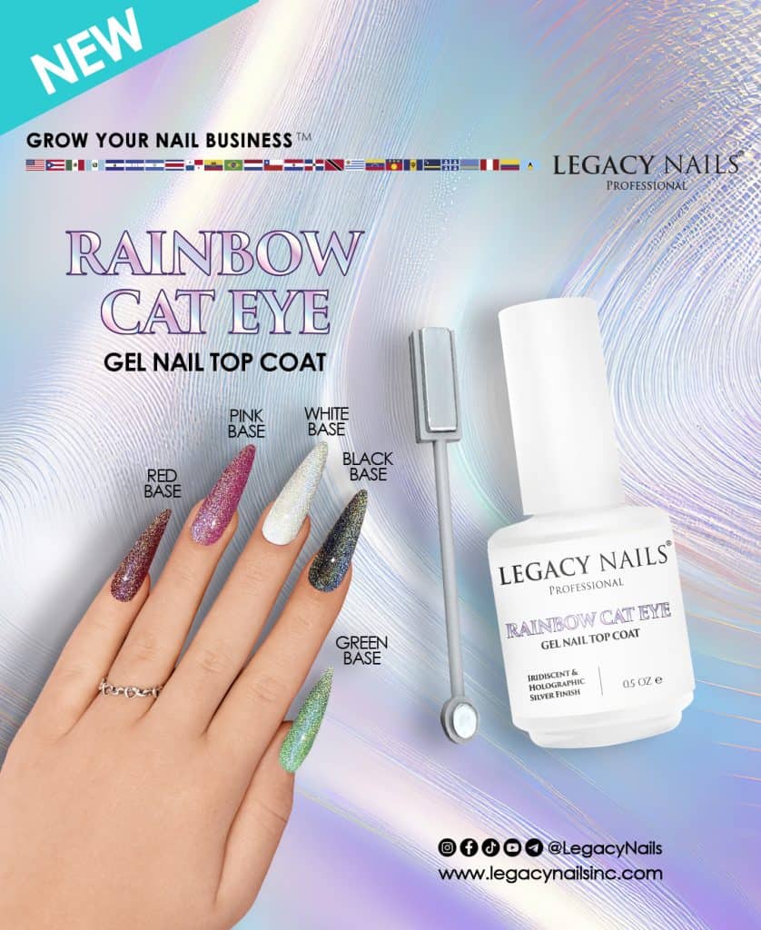 Unleash the Magic on Your Nails: "Rainbow Cat Eye" Tutorial 4 Rainbow 01 2