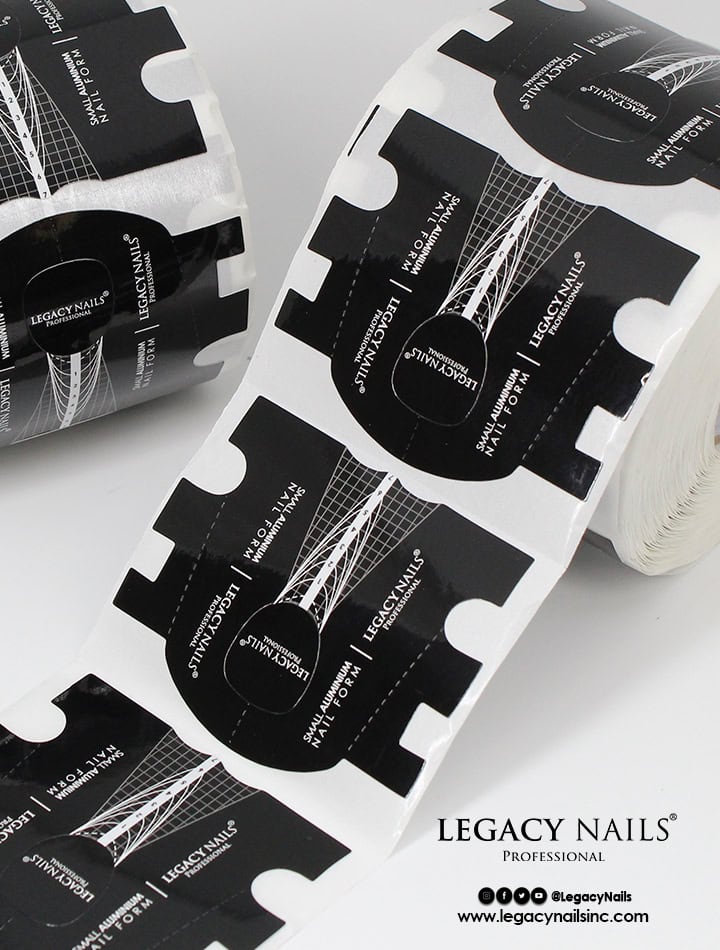 Step-by-Step Guide for Applying LEGACY NAILS Aluminum Nail Forms 6 03 4