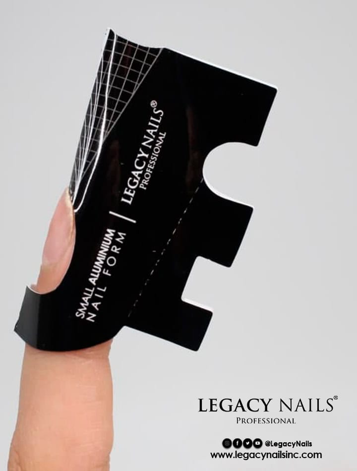 Step-by-Step Guide for Applying LEGACY NAILS Aluminum Nail Forms 4 08 3